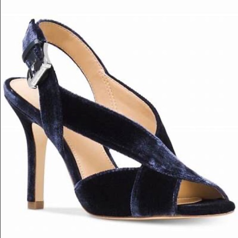 Michael Kors Becky sandal Velvet Sz 9.5